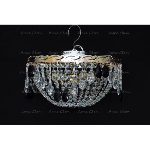 Люстра Анжелика журавлик черная в Кирове Гусь Хрустальный