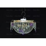 Люстра Анжелика журавлик фиолетовая в Кирове