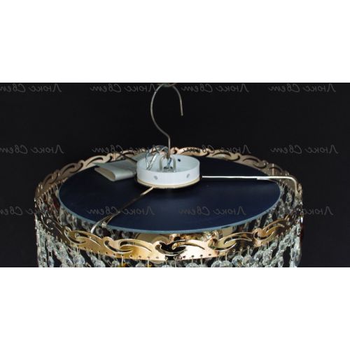 Люстра Анжелика журавлик фиолетовая в Кирове Гусь Хрустальный