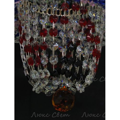 Люстра Водопад Колор 80 см в Кирове Гусь Хрустальный