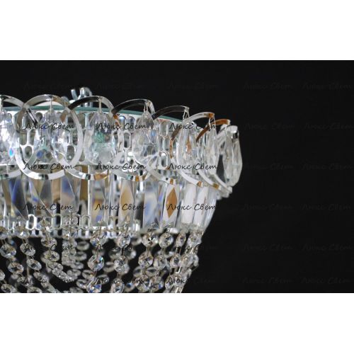 Люстра Катерина Водоворот 1 лампа в Кирове Гусь Хрустальный