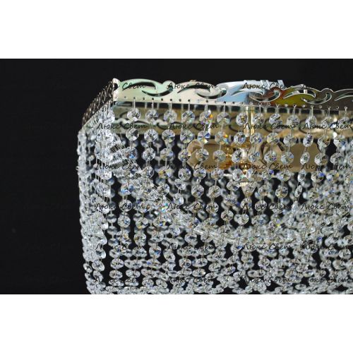 Люстра Квадрат Ракушка 2 в Кирове Гусь Хрустальный