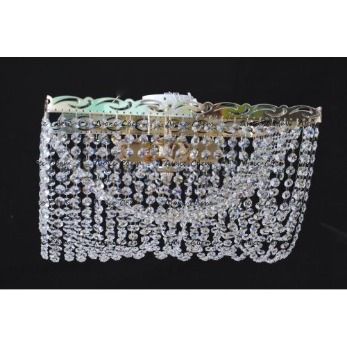 Люстра Квадрат Ракушка 2 в Кирове Гусь Хрустальный