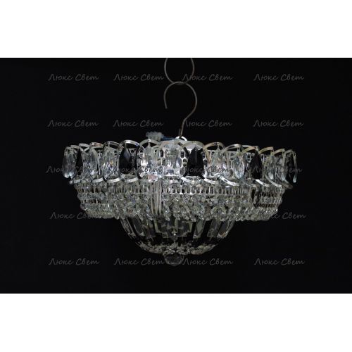 Люстра Кольцо Купол черная в Кирове Гусь Хрустальный