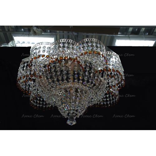 Люстра Лотос чайная в Кирове Гусь Хрустальный