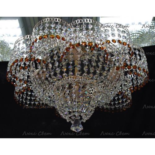 Люстра Лотос чайная в Кирове Гусь Хрустальный