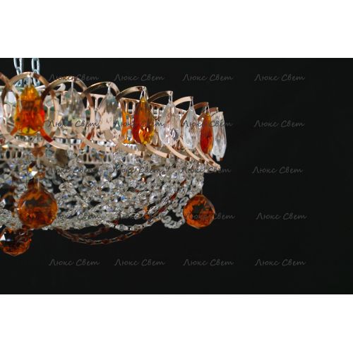 Люстра Водоворот Роза чайная в Кирове Гусь Хрустальный