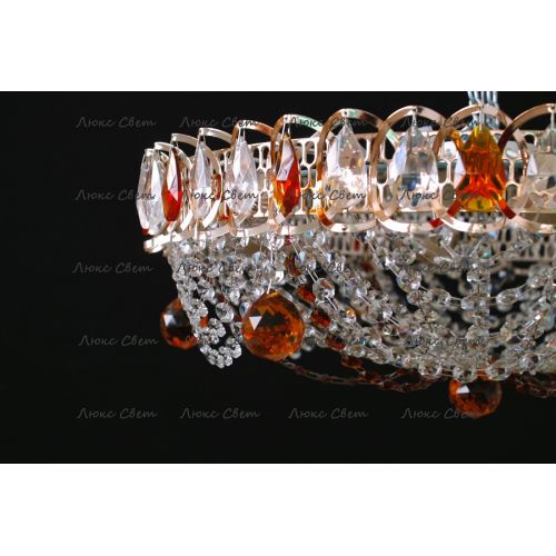 Люстра Водоворот Роза чайная в Кирове Гусь Хрустальный