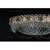 Люстра Водоворот роза зеленая в Кирове