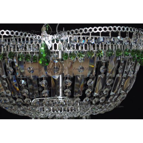 Люстра Ромашка цветная в Кирове Гусь Хрустальный