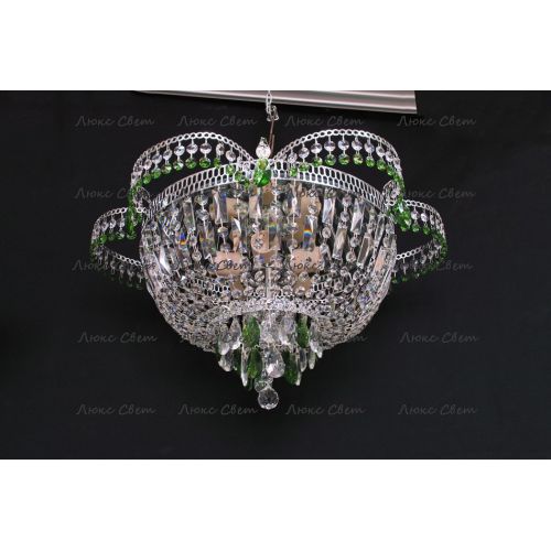 Люстра Ромашка цветная в Кирове Гусь Хрустальный