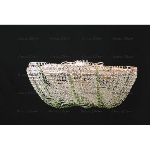 Люстра Лотос  Елена цветная № 1 в Кирове Гусь Хрустальный