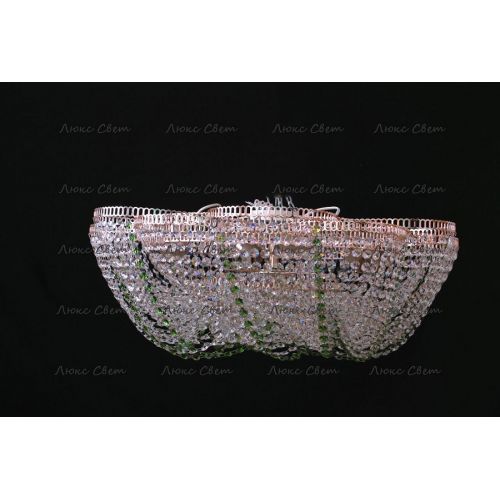 Люстра Лотос  Елена цветная № 1 в Кирове Гусь Хрустальный
