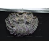 Люстра Лотос Елена сиреневая в Кирове