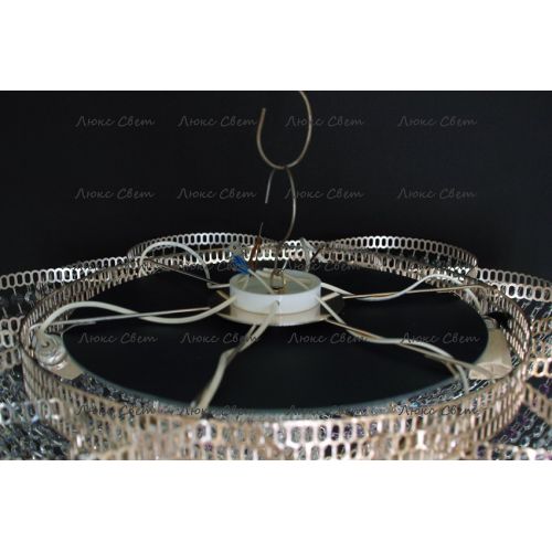 Люстра Лотос Елена сиреневая в Кирове Гусь Хрустальный