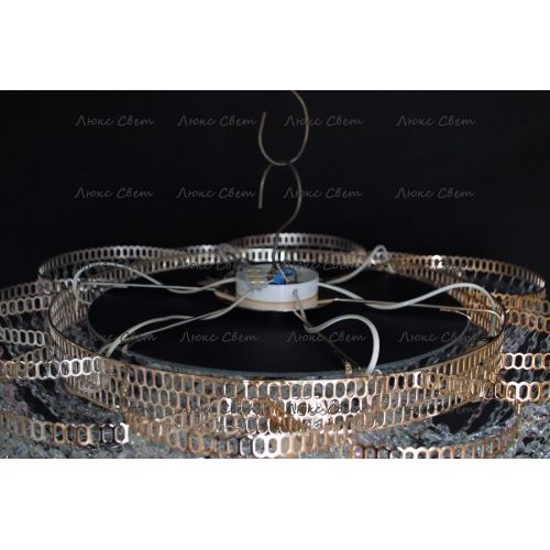 Люстра Лотос Елена розовая в Кирове Гусь Хрустальный