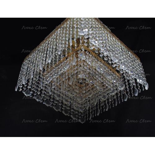 Люстра Квадрат гамма дубик длинная в Кирове Гусь Хрустальный