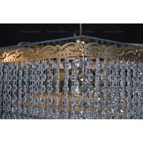 Люстра Квадрат гамма дубик длинная в Кирове Гусь Хрустальный