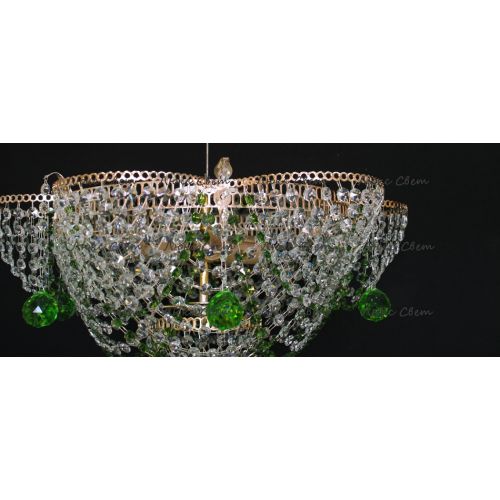 Люстра Ромашка Аленка цветная в Кирове Гусь Хрустальный