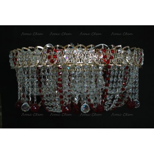 Люстра Водоворот Мария красная  в Кирове Гусь Хрустальный