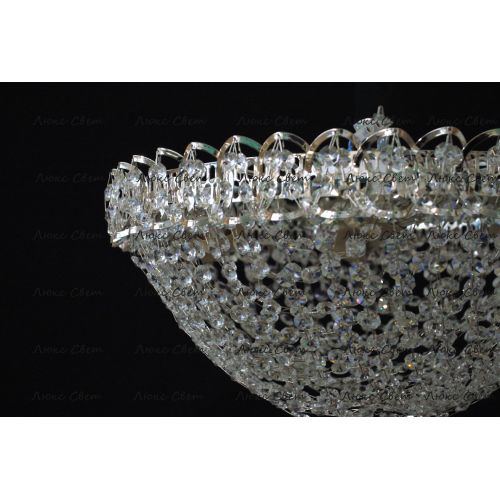 Люстра Водоворот Сетка Обтикон в Кирове Гусь Хрустальный