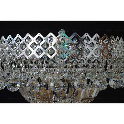 Люстра Водопад корона № 1 в Кирове Гусь Хрустальный