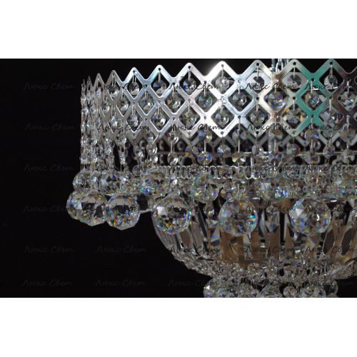 Люстра Водопад корона № 1 в Кирове Гусь Хрустальный