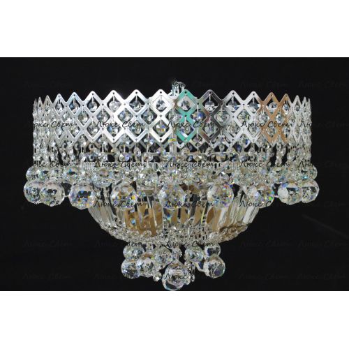 Люстра Водопад корона № 1 в Кирове Гусь Хрустальный