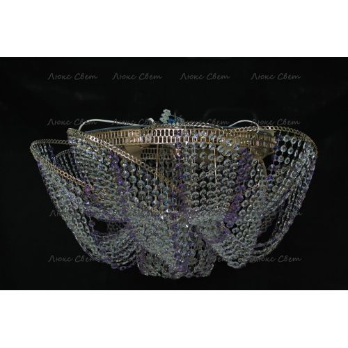 Люстра Космос № 2 фиолетовая в Кирове Гусь Хрустальный