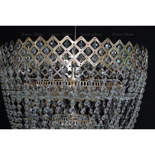 Люстра Водопад корона № 3 в Кирове Гусь Хрустальный