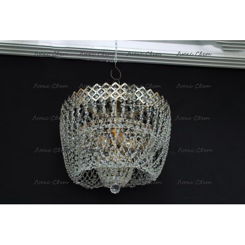 Люстра Водопад корона № 3 в Кирове Гусь Хрустальный