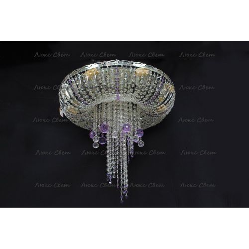 Люстра Анжелика 1 шар 40 мм фиолетовая в Кирове Гусь Хрустальный