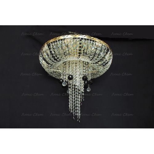 Люстра Анжелика 1 шар 40 мм черная в Кирове Гусь Хрустальный