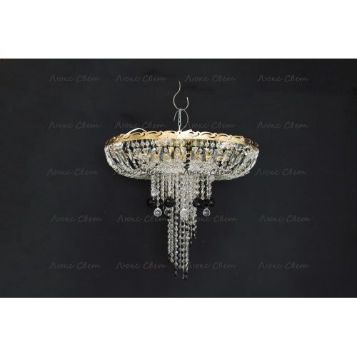 Люстра Анжелика 1 шар 40 мм черная в Кирове Гусь Хрустальный