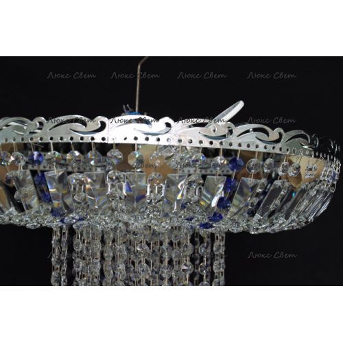 Люстра Анжелика 1 шар 40 синяя в Кирове Гусь Хрустальный