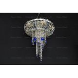 Люстра Анжелика 1 шар 40 синяя в Кирове