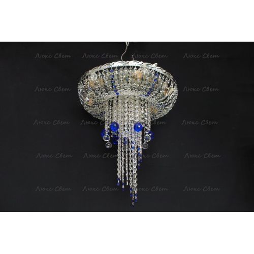 Люстра Анжелика 1 шар 40 синяя в Кирове Гусь Хрустальный