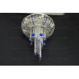 Люстра Анжелика 1 шар 40 синяя в Кирове