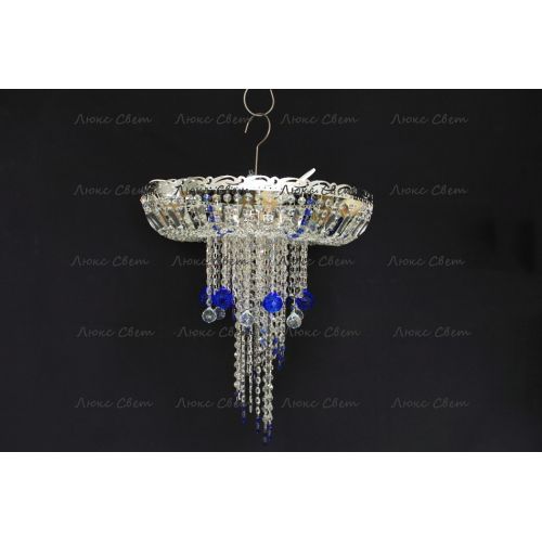 Люстра Анжелика 1 шар 40 синяя в Кирове Гусь Хрустальный