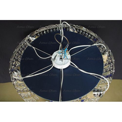 Люстра Анжелика 1 шар 40 синяя в Кирове Гусь Хрустальный