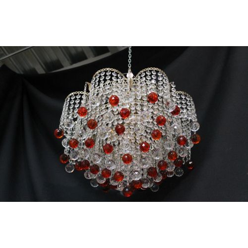 Люстра Ромашка Крона цветная в Кирове Гусь Хрустальный