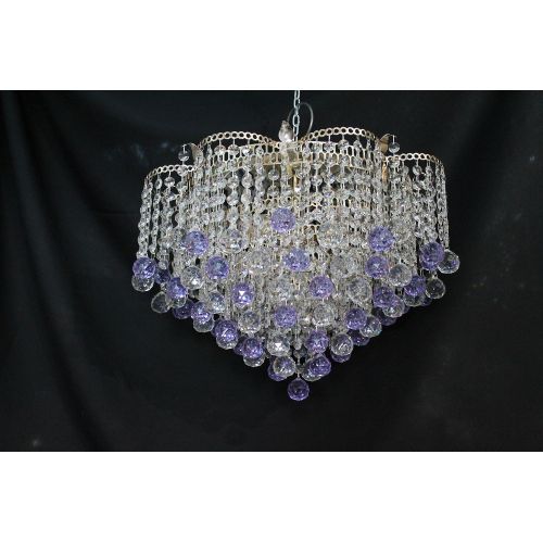 Люстра Ромашка Крона цветная в Кирове Гусь Хрустальный