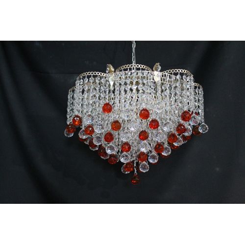 Люстра Ромашка Крона цветная в Кирове Гусь Хрустальный