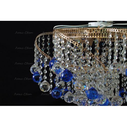 Люстра Космос шар 40 мм синяя в Кирове Гусь Хрустальный