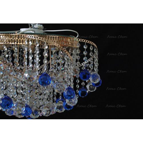 Люстра Космос шар 40 мм синяя в Кирове Гусь Хрустальный