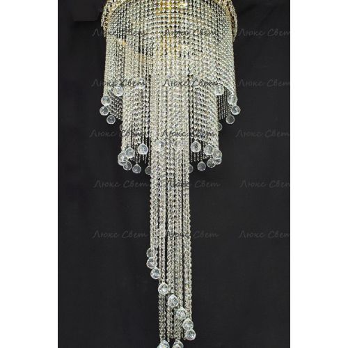 Люстра Водопад длинный в Кирове Гусь Хрустальный