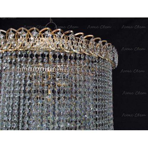 Люстра Водопад длинный в Кирове Гусь Хрустальный