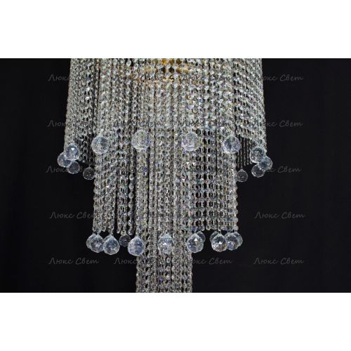Люстра Водопад длинный в Кирове Гусь Хрустальный
