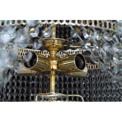 Люстра Водопад длинный в Кирове Гусь Хрустальный