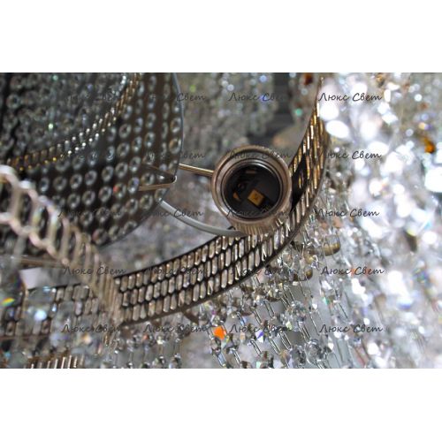 Люстра Водопад длинный в Кирове Гусь Хрустальный